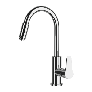 V | Sink faucet Vanity O, lever with spray jet | chrome