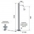 Freestanding basin mixer | lever | white mattte | X STYLE