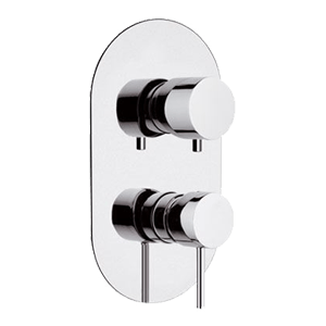 Concealed module two-ways | lever | chrome gloss | X STYLE