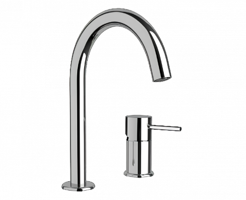 Standing washbasin faucet | two -elementary | lever | brushed copper polished matte | X STYLE