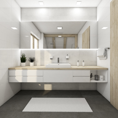 Moderná kúpeľňa MALE TINT - vizualizácia