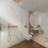 Luxusní koupelna MOIETY - Pohled ze sprchového koutu