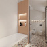 Moderní koupelna AGOSTINO - Pohled ze sprchového koutu