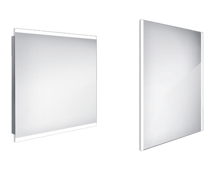 Kúpeľňové podsvietené LED zrkadlo ZP 12003 800 x 700 mm