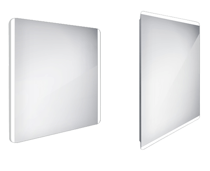 Kúpeľňové podsvietené LED zrkadlo ZP 17003 800 x 700 mm