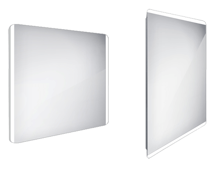 Kúpeľňové podsvietené LED zrkadlo ZP 17019 900 x 700 mm
