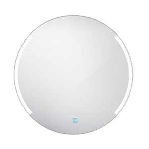 Kúpeľňové podsvietené LED zrkadlo ZP 16000R 600 x 600 mm | senzor