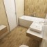 Elegantná kúpeľňa FIORE - Pohľad od toalety