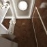 Luxusná toaleta ROYAL - Pohľad od toalety na strop