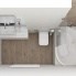 Moderná kúpeľňa OSLO - Pôdorys kúpeľne