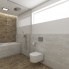 Moderná kúpeľňa SCREEN - Pohľad od vstupu ku sprchovému kútu