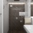Moderná kúpeľňa CHOCOLATE - Priamy pohľad do sprchového kútu