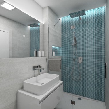 Moderná kúpeľňa EMERALD - vizualizácia