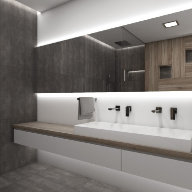Moderná kúpeľňa SQUARE - vizualizácia