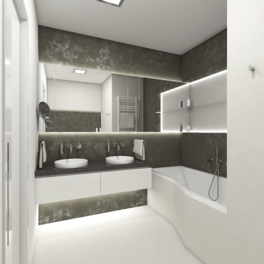 Moderná kúpeľňa SPICE - vizualizácia