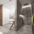 Moderná kúpeľňa s práčovňou AURA - vizualizácia