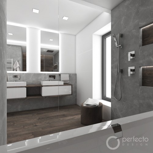 Moderná kúpeľňa DENVER - vizualizácia